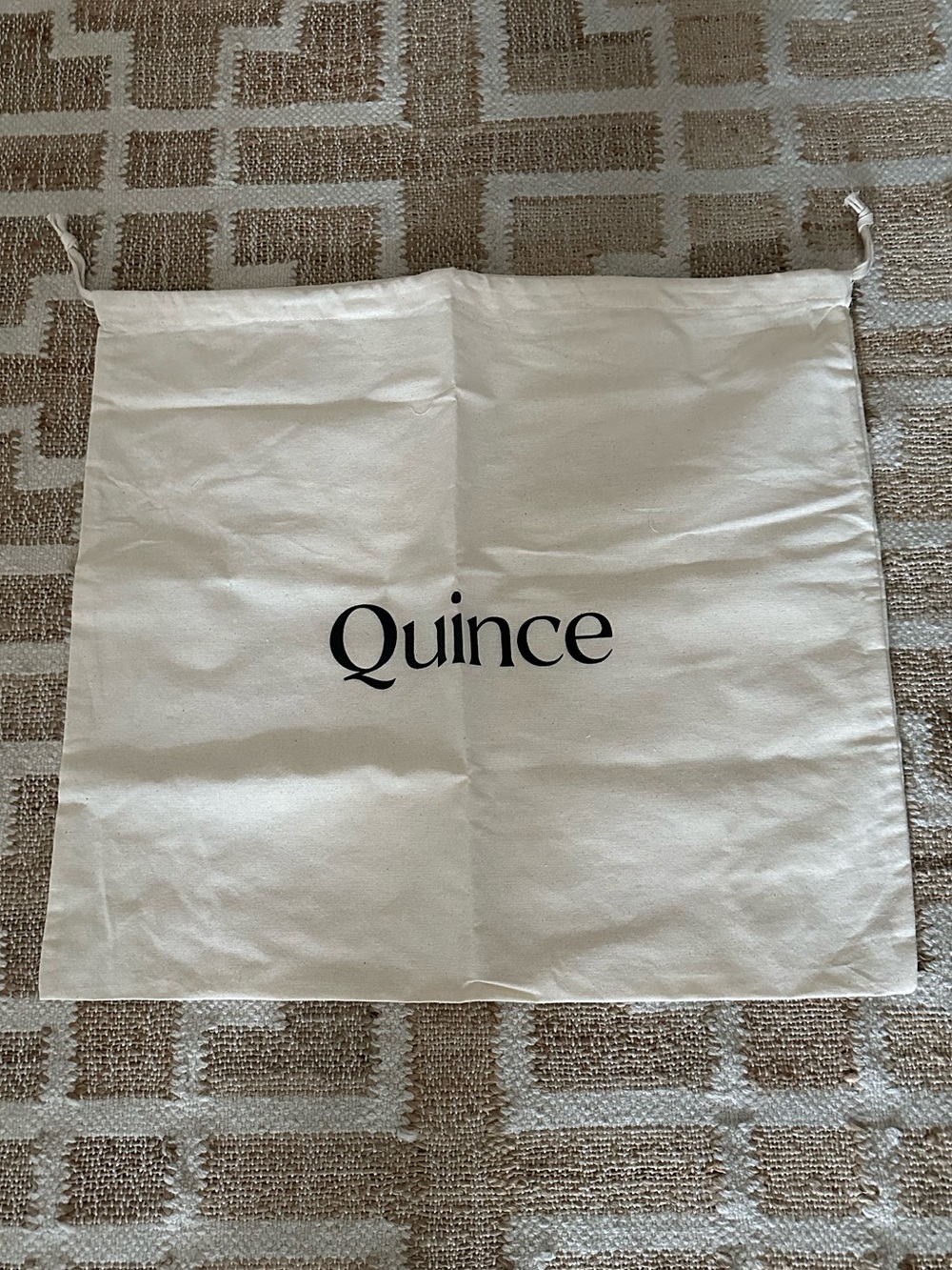 Quince Natural Canvas Dust Bag New